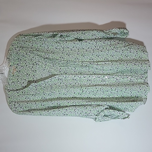 Jane and Delancey Tops - JANE and DELANCEY | Green Floral Tunic Top